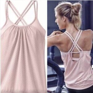 Athleta Hidden Agenda Tank Top LT (Large Tall) in Pink Lemonade